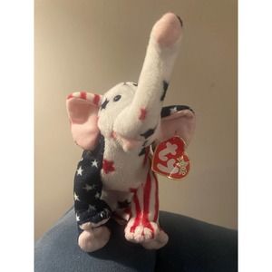 Ty Beanie Baby Elephant- Righty 2000